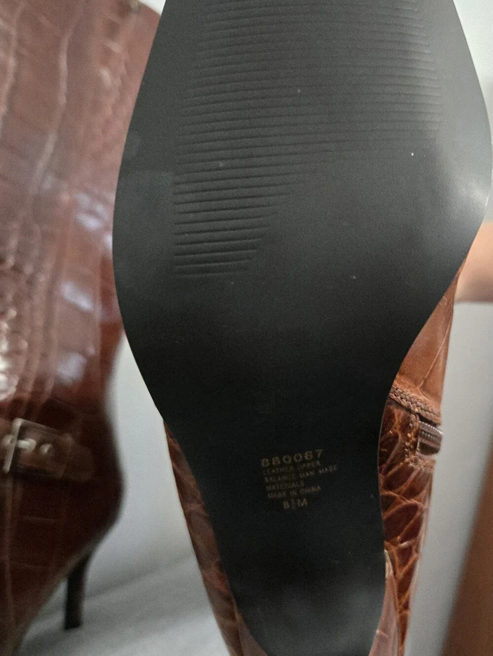 Randolph Duke Leather Embossed Boots - Picture 4 of 5